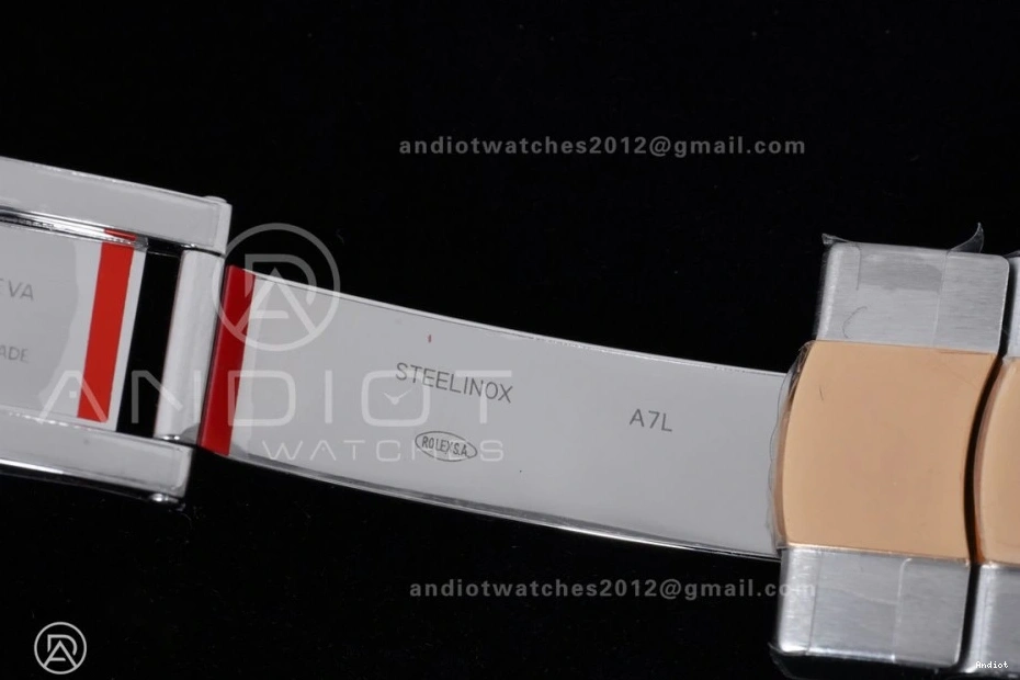 126331 Best SH3235 RG Jubilee Diamonds 1:1 SS DateJust Steel 41 on Dial Bracelet RG Edition Clean 904L 0325